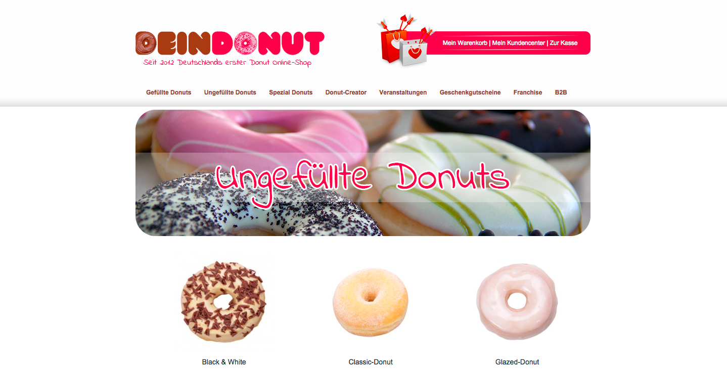 Dein Donut Webseite